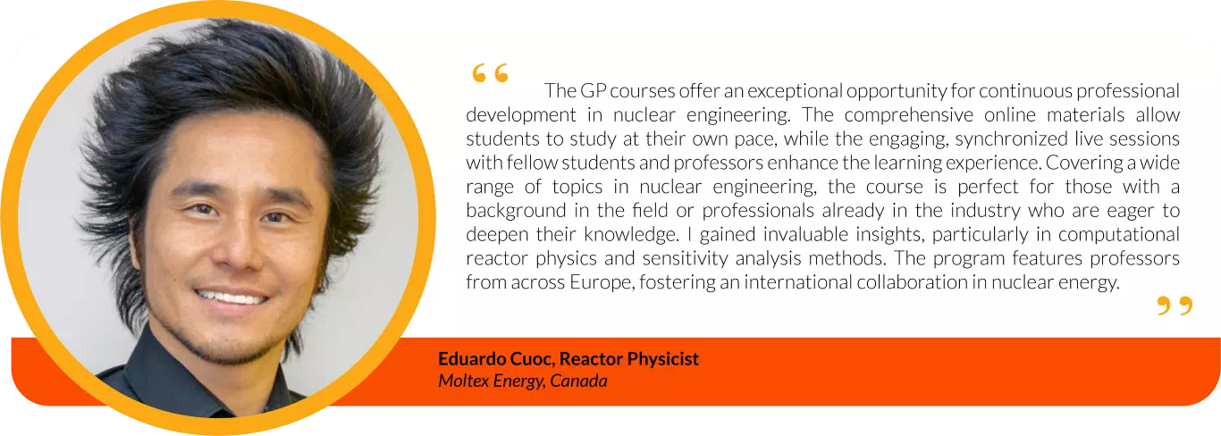 Student testimonial from Eduardo Cuoc